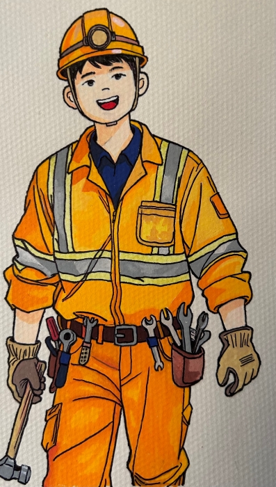 高速上的橙色守护者