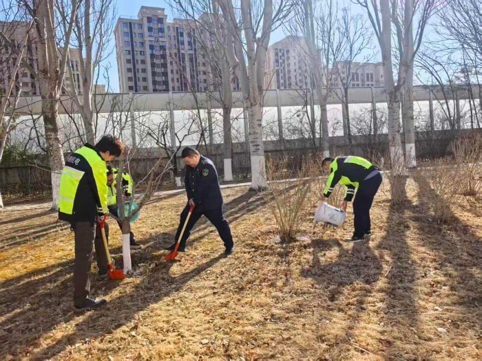 承德隧道管理站植树节活动3.12