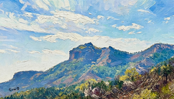青鸾叠翠-僧冠峰